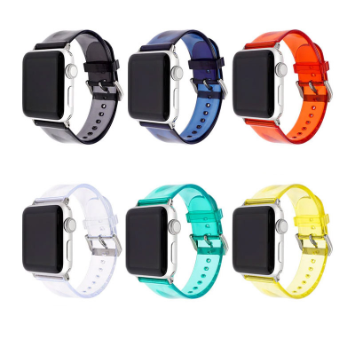 Transparent Apple Watch Sport Silicone Strap